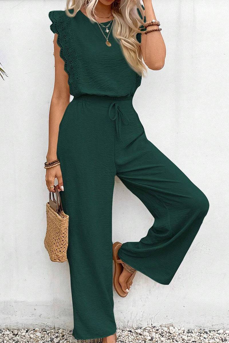 Elegant Two-Piece Set With Lace Detail