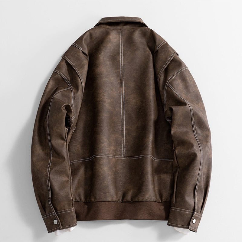 Benson | Kurtka Bomber ze Skóry