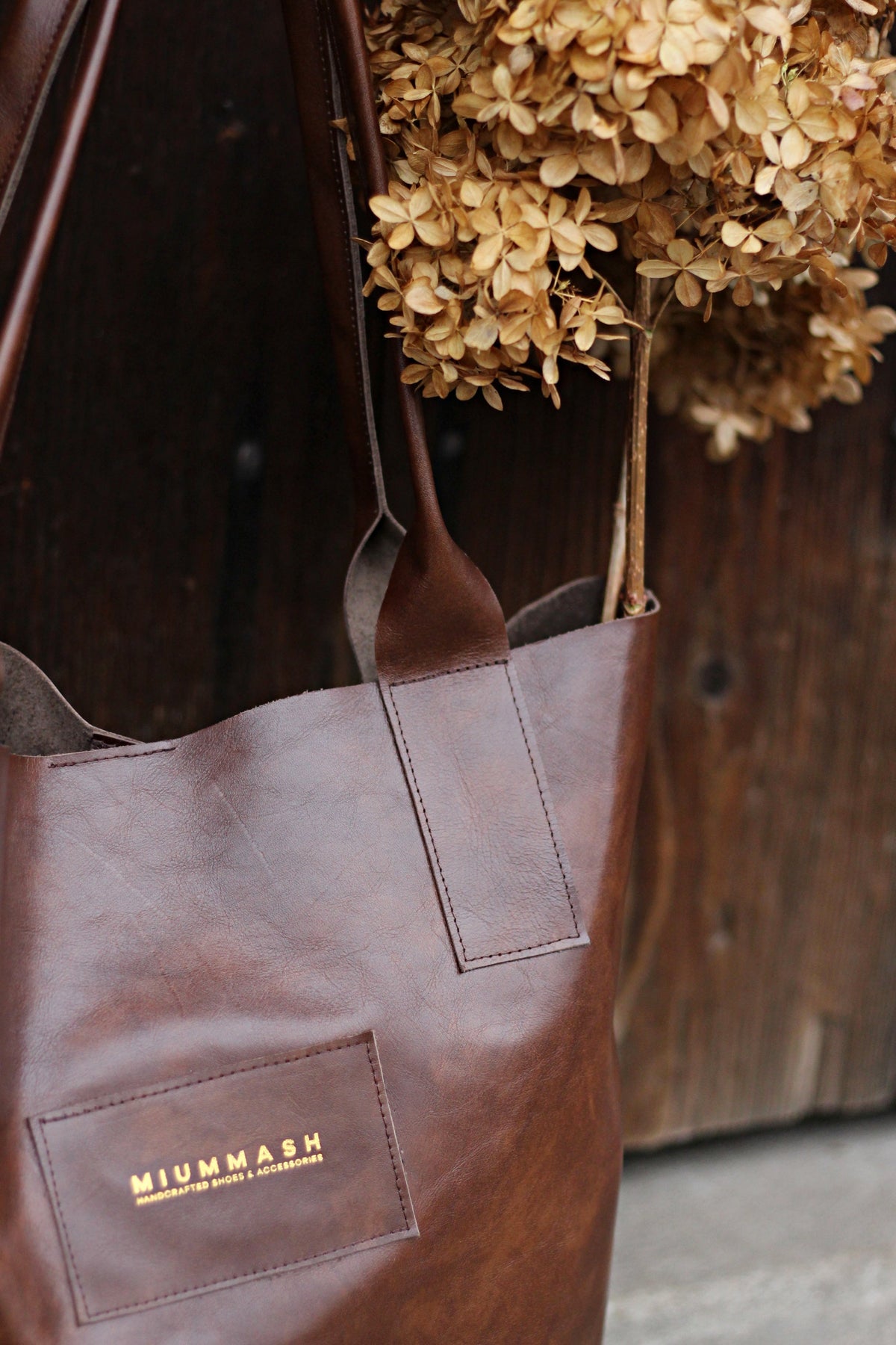 Oliwia torba shopper czekoladowy brąz