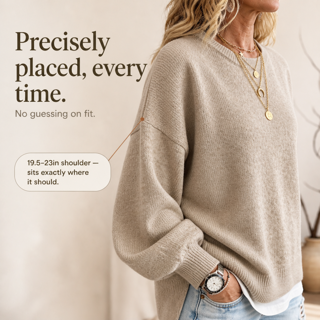 Wearbella – Sweter z obniżonymi ramionami i lanternowymi rękawami