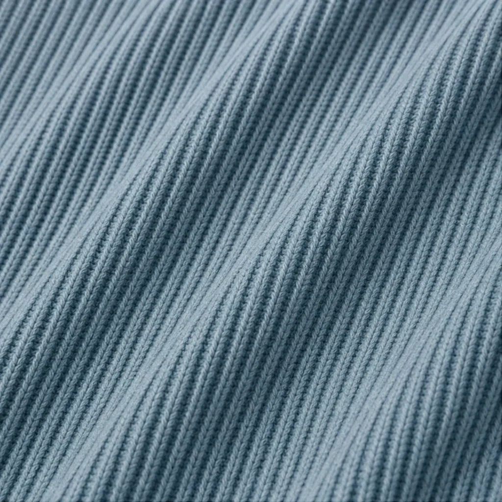 Cozalyn – Sweter z ribbowanym półsuchem i łokciowymi łatami