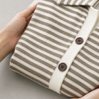 Wearbella – Kardigan w paski z kołnierzykiem i zapięciem na guziki