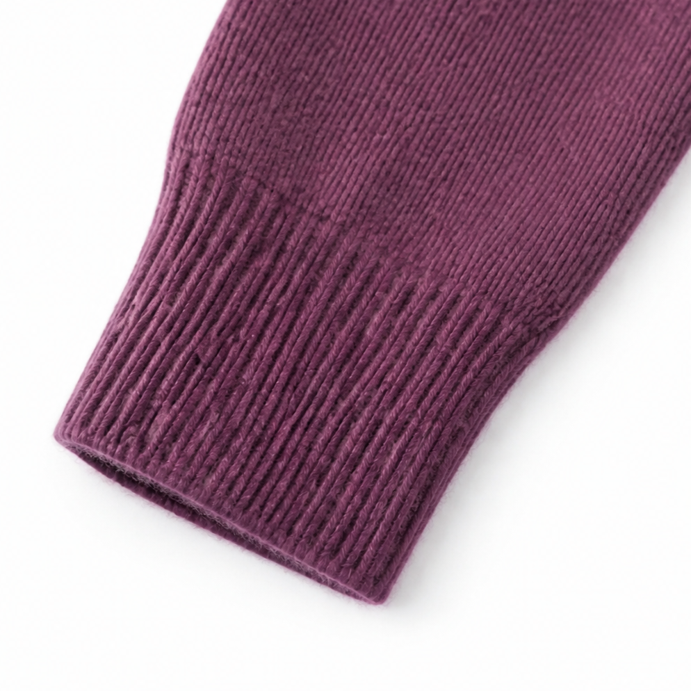 Wrapstead – Sweter z kołnierzem szalowym i prążkowanym splotem