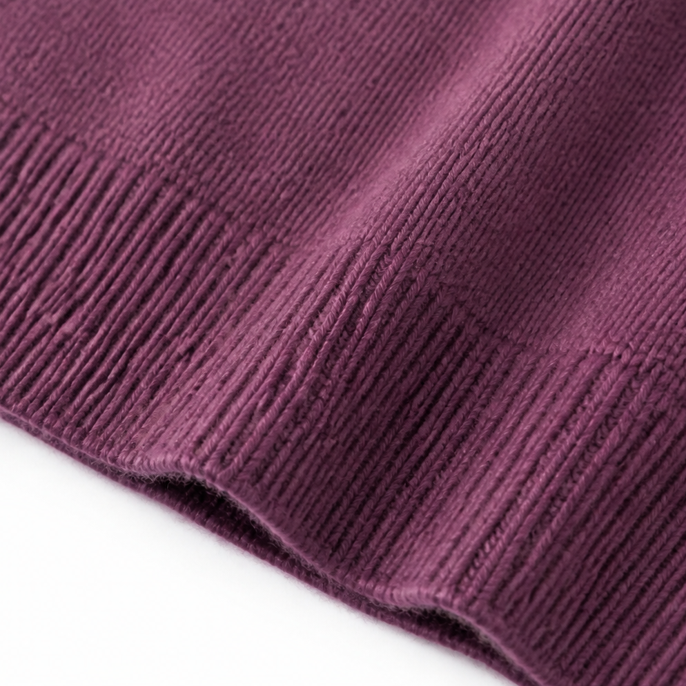 Wrapstead – Sweter z kołnierzem szalowym i prążkowanym splotem