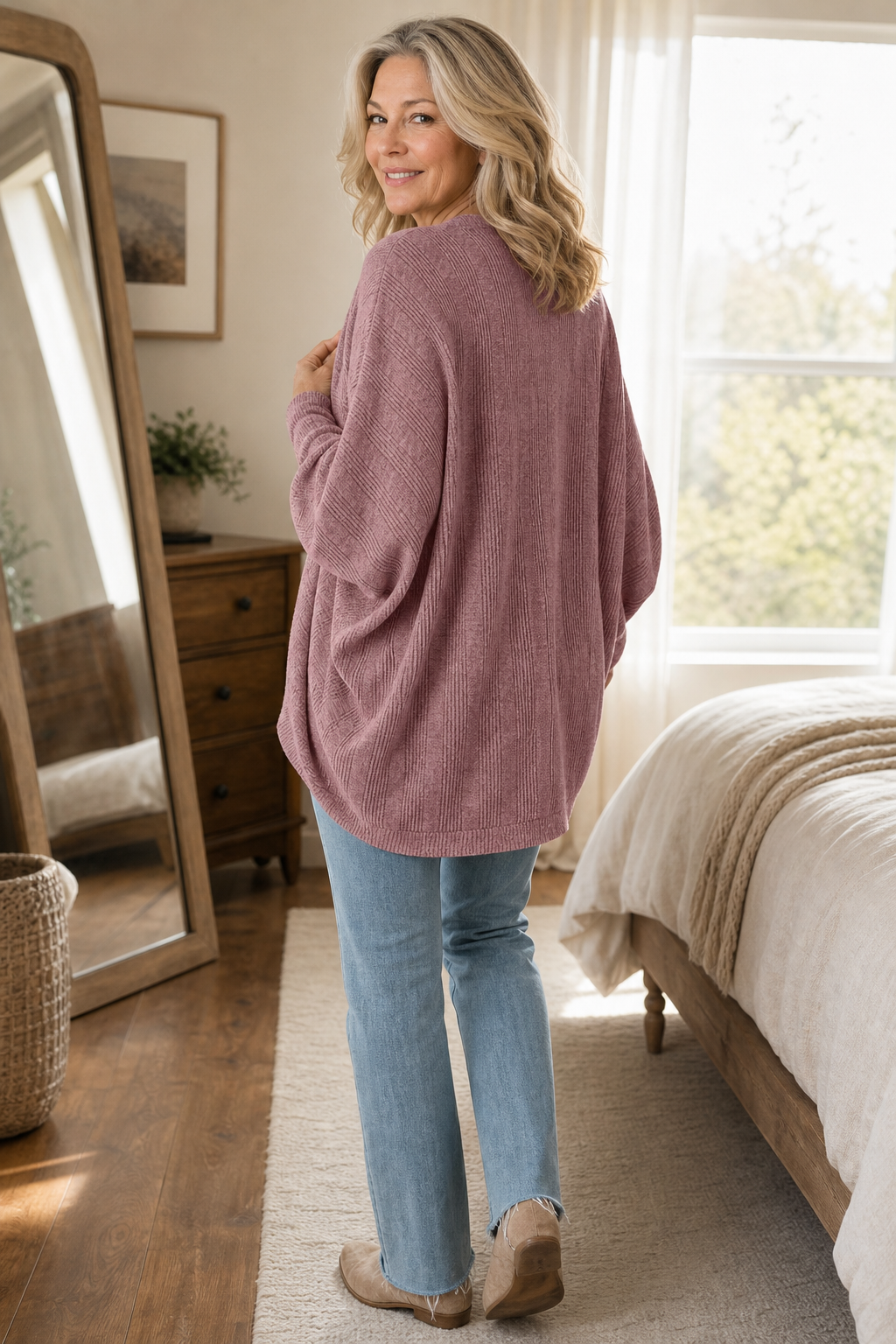 Wearbella – Kardigan z rękawami w kształcie skrzydeł