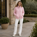 Wearbella – Kardigan z dzianiny z zamkiem z przodu i żebrowanym kołnierzem