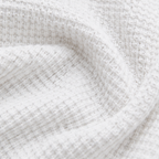 Loravia – Top Henley z dzianiny wafelowej z zapięciem na guziki, rękaw 3/4