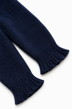 Wearbella – Sweter z dekoltem w serek z prążkowanej dzianiny
